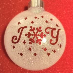 Handmade Glitter Ornament